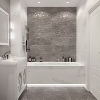Декор Creto  Avenzo Silver W M/STR 30х90 R Glossy 1