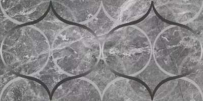 Декор (lapar0341) Laparet Crystal Resonanse серый 30x60 глянцевый
