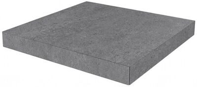 DL501000R/GCA Ступень угловая клееная Фондамента серый темный 33x33