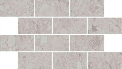 DD605820/MM Чеппо ди Гре мозаичный серый светлый матовый обрезной 34,6x20x0,9 керамогранит