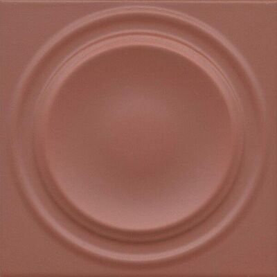 OBE003 Аква Альта 2 красный матовый структура 20x20x0,95 декор