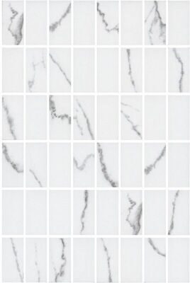 MM8380 Мираколи мозаичный белый глянцевый 20x30x0,69 декор
