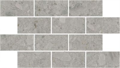 DD606020/MM Чеппо ди Гре мозаичный серый матовый обрезной 34,6x20x0,9 керамогранит