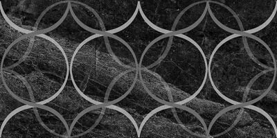Декор (lapar0340) Laparet Crystal Resonanse чёрный 30x60 глянцевый